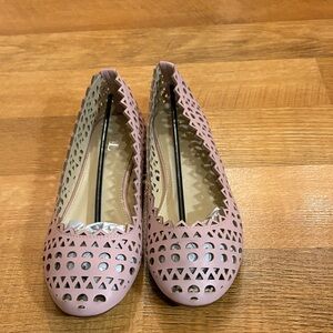 Elegant Mauve Cutout Flats for Women